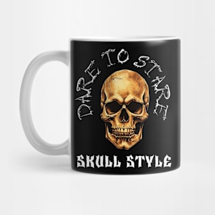 Dare to Stare: Skull Style Mug